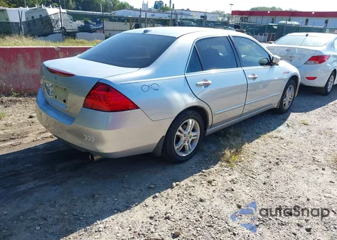 2007 Honda Accord 2.4 Ex из США, поврежденный, VIN 1HGCM56717A190545